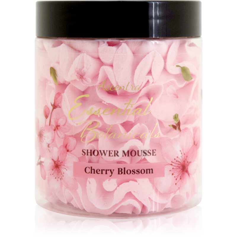 Accentra Essential Botanicals Shower Mousse spumă pentru duș parfum Cherry Blossom 200 g