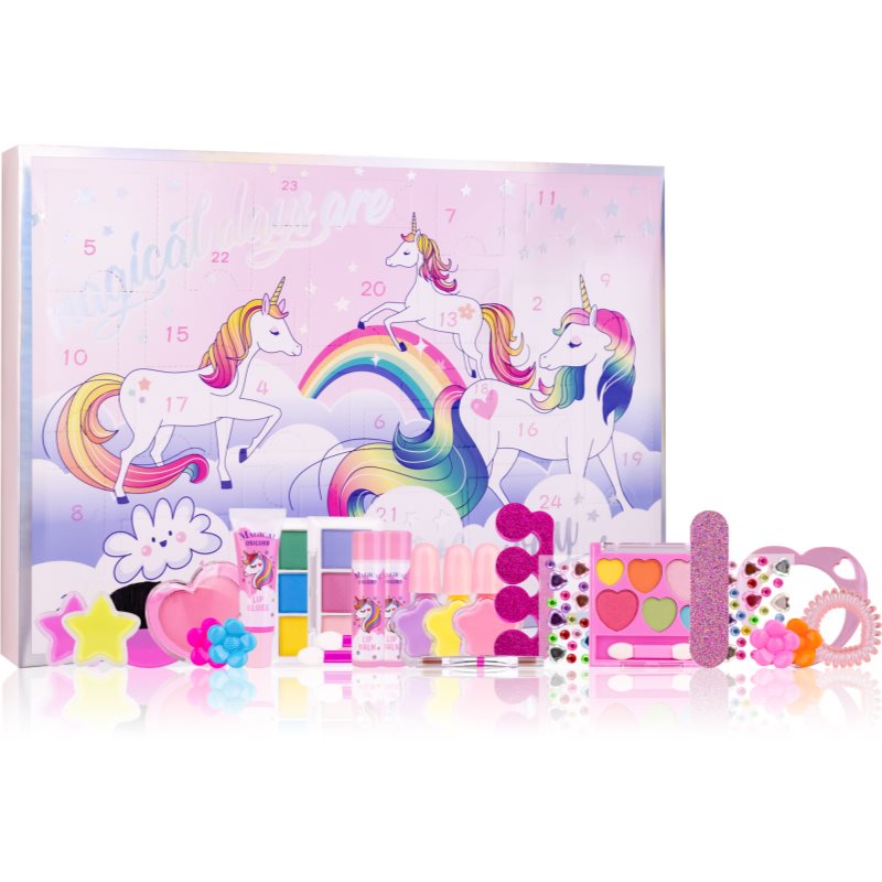 Accentra Beauty Advent Calendar Unicorn Calendar de Crăciun pentru copii
