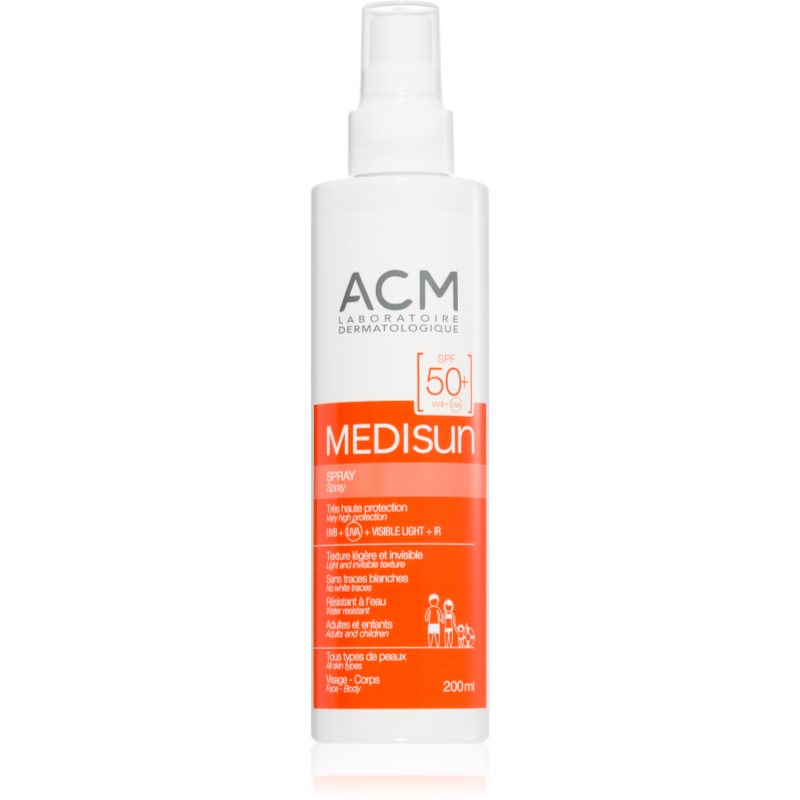 ACM Medisun spray solar pentru fata si corp SPF 50+ 200 ml