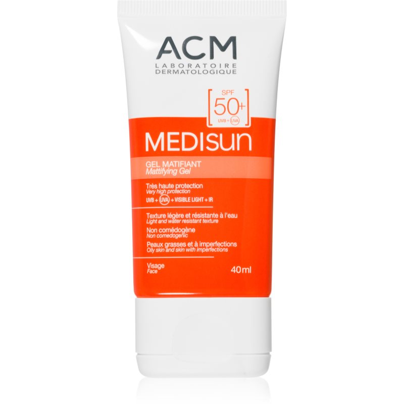 ACM Medisun crema pentru fata, protectoare si matifianta SPF 50+ 40 ml