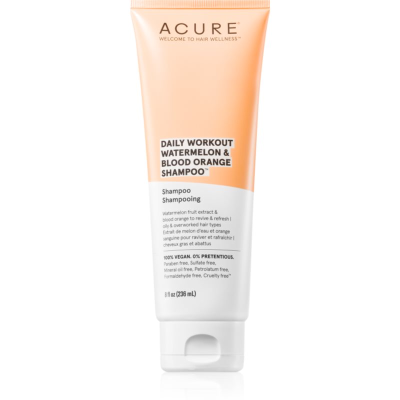 ACURE Daily Workout Watermelon & Blood Orange șampon tratament pentru îngrijirea scalpului 236 ml