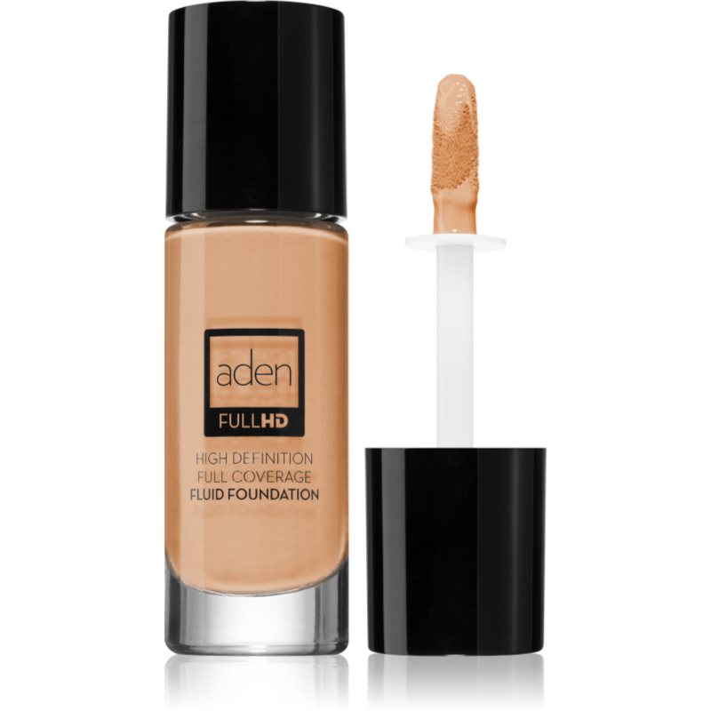 Aden Cosmetics Full HD Fluid Foundation fard lichid de lunga durata culoare 04 Natural 20 ml