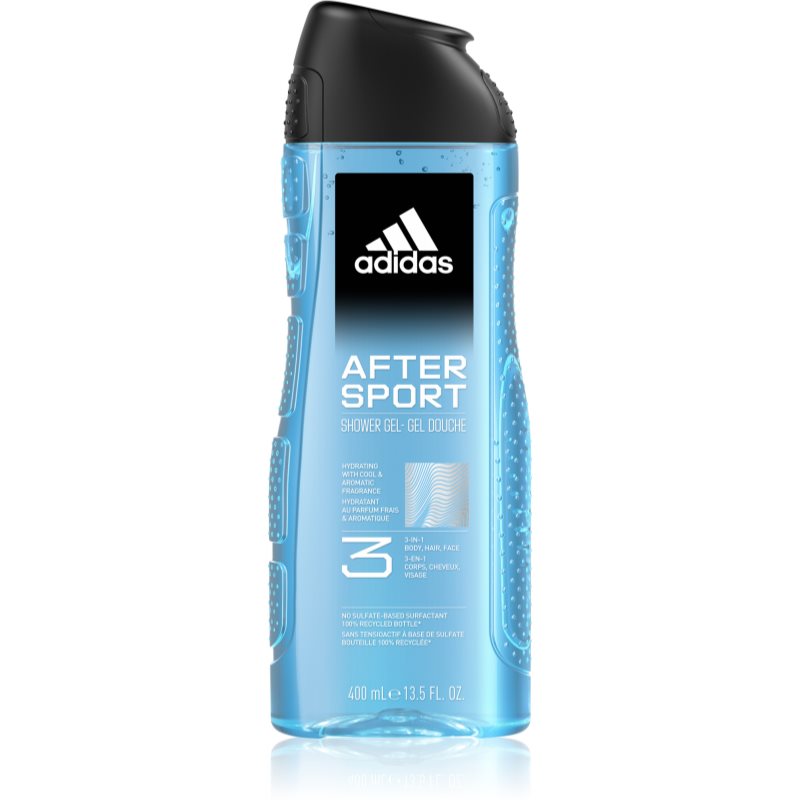 Adidas After Sport gel de duș pentru bărbați 400 ml
