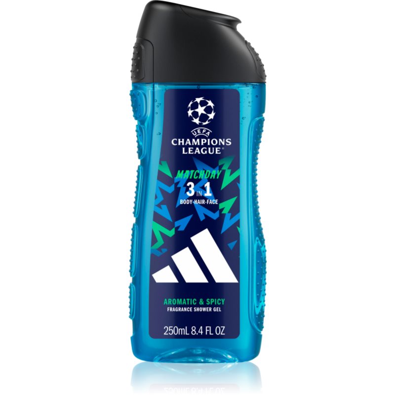 Adidas UEFA Champions League Matchday gel parfumat pentru duș pentru bărbați 250 ml