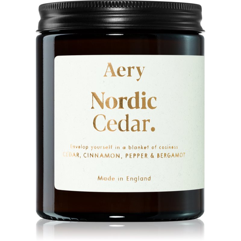 Aery Fernweh Nordic Cedar lumânare parfumată 140 g