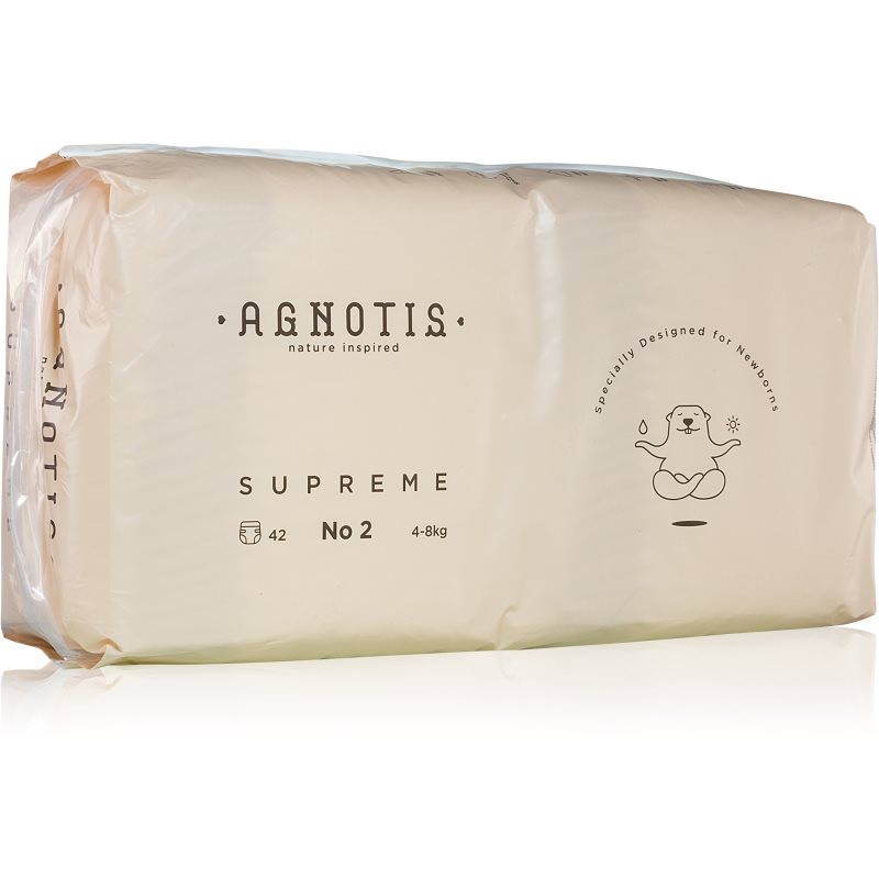 Agnotis Baby Diapers Supreme No 2 scutece de unică folosință 4-8 kg 42 buc
