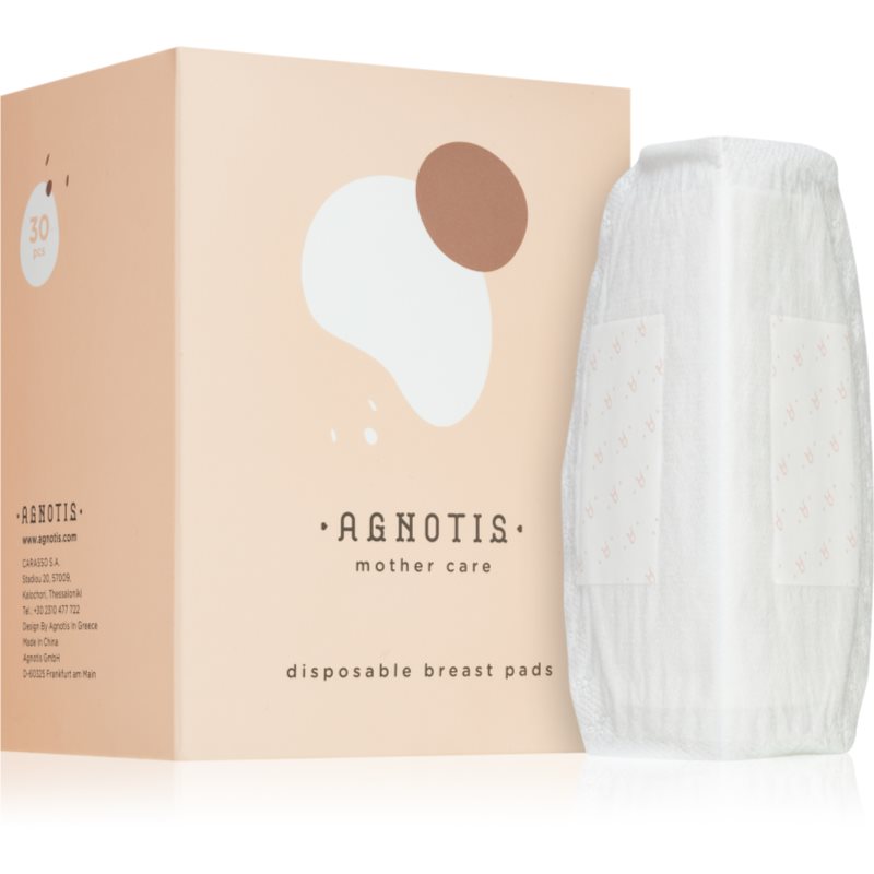 Agnotis Breast Pads inserții de unică folosință pentru sutien 30 buc