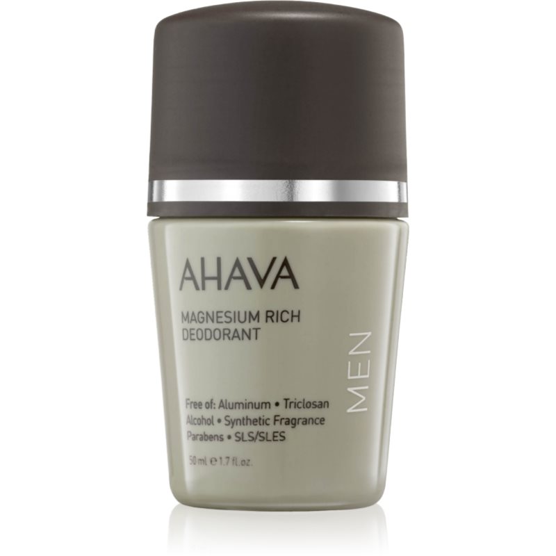AHAVA Time To Energize Men deodorant roll-on cu particule de minerale pentru barbati 50 ml