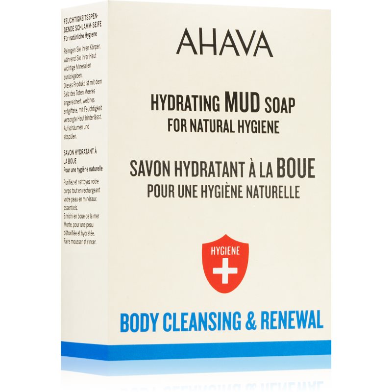 AHAVA Hygiene+ Hydrating Mud Soap săpun solid cu efect de hidratare 100 g