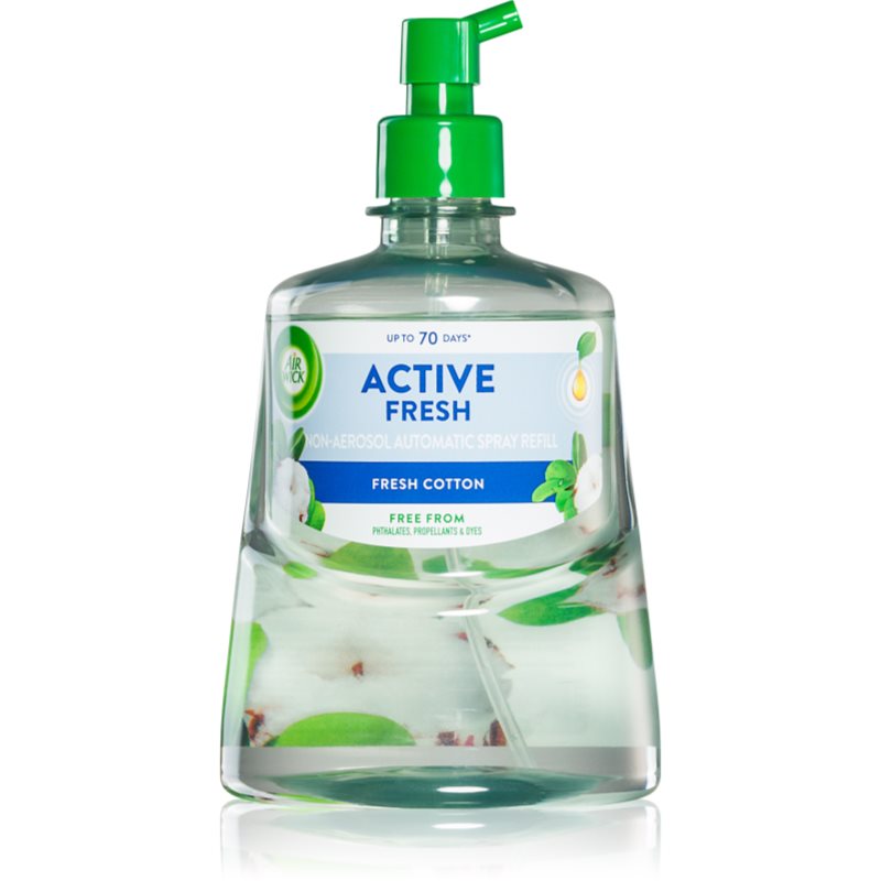 Air Wick Active Fresh Fresh Cotton odorizant de camera rezervă 228 ml