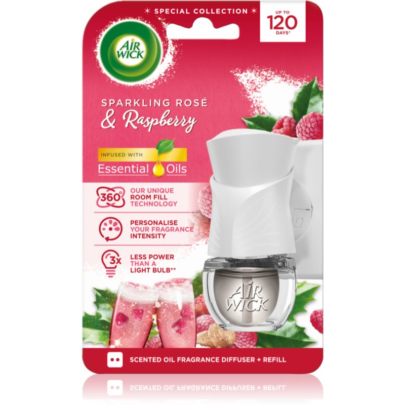 Air Wick Electric Sparkling Rose & Raspberry odorizant electric cu rezervã 19 ml