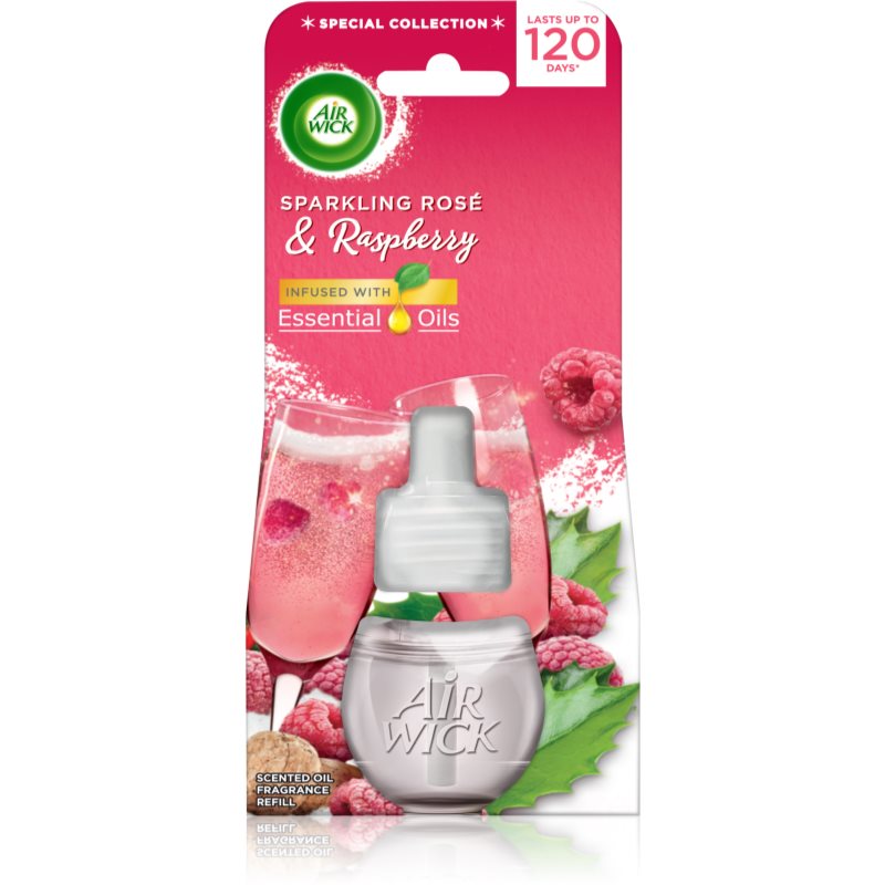 Air Wick Sparkling Rose & Raspberry odorizant electric rezervă 19 ml