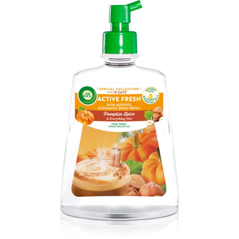 Air Wick Active Fresh Pumpkin Spice & Everything Nice odorizant de camera rezervă 228 ml