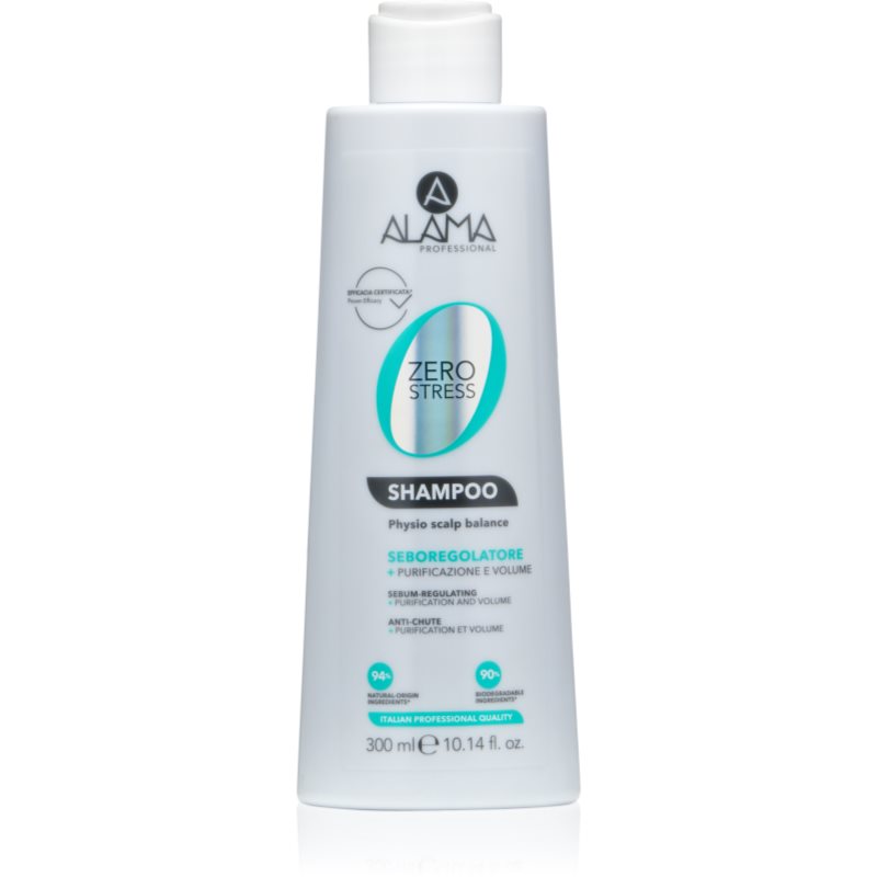 Alama Professional Zero Stress Sebum Regulating Shampoo șampon pentru un scalp seboreic 300 ml