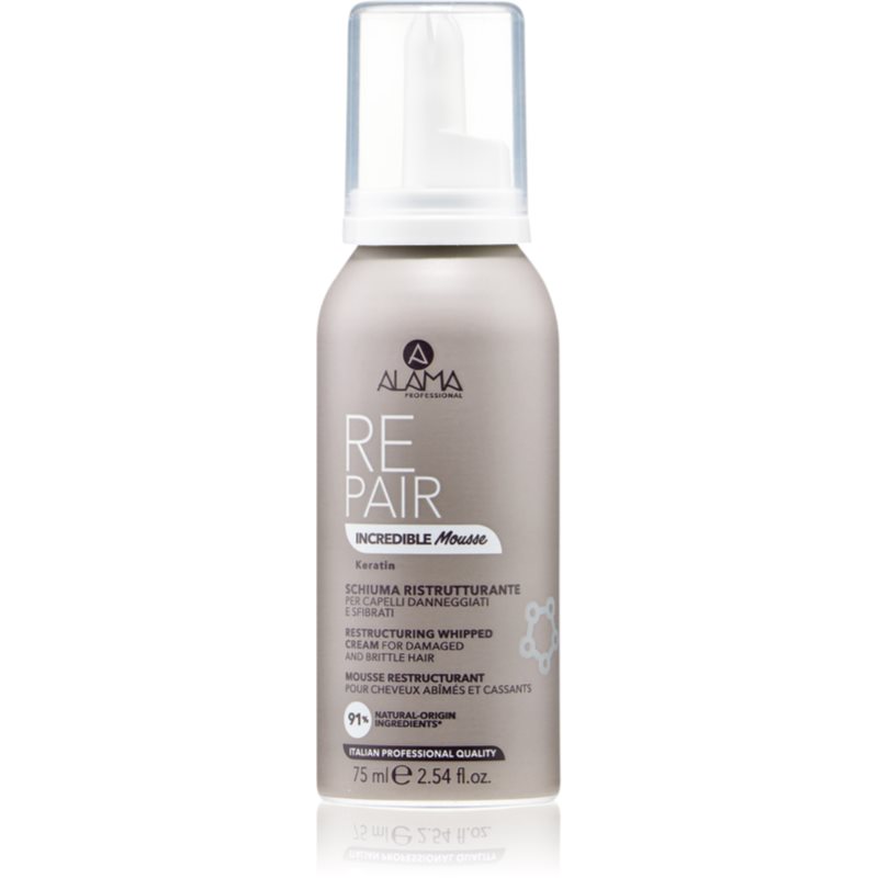 Alama Professional Repair Incredible Mousse spuma tratament pentru par deteriorat 75 ml