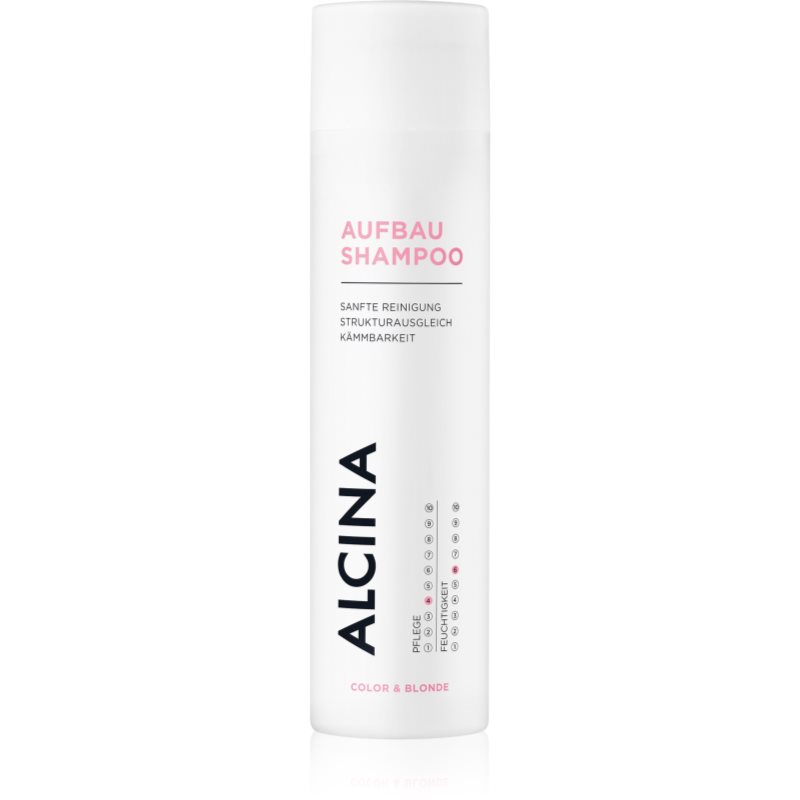 Alcina Color &amp; Blond sampon pentru regenerare pentru păr vopsit 250 ml