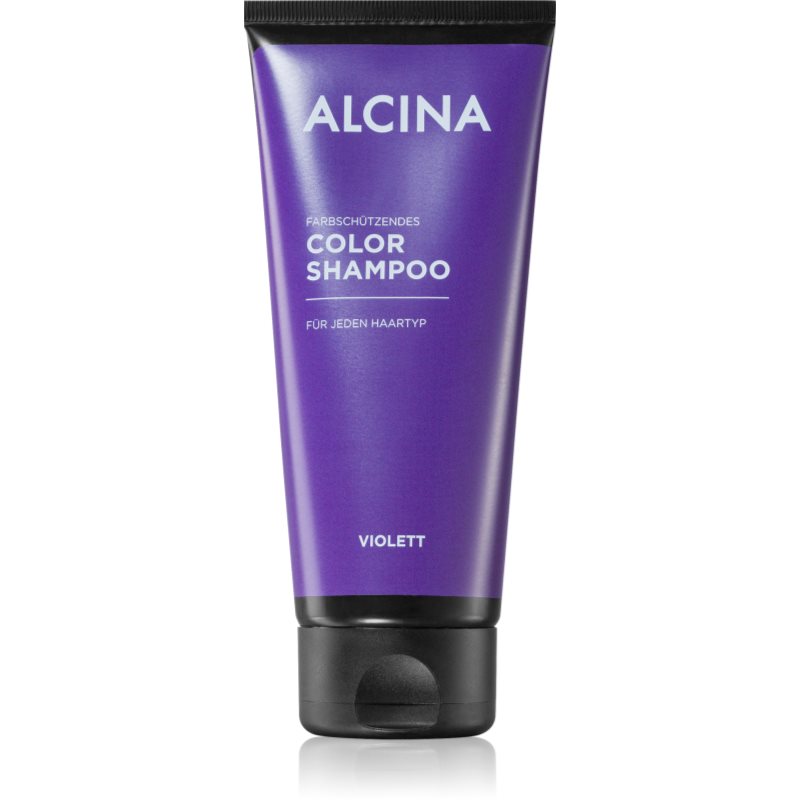 Alcina Color Violett sampon violet pentru par natural sau vopsit 200 ml