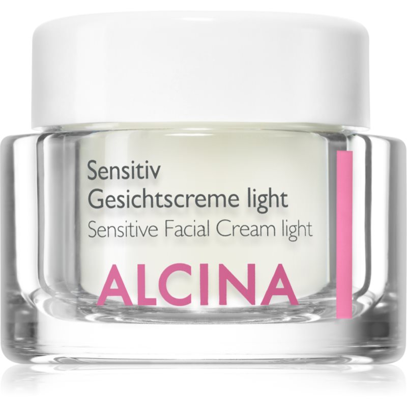 Alcina For Sensitive Skin cremă ușoară pentru față pentru a calma si intari pielea sensibila 50 ml