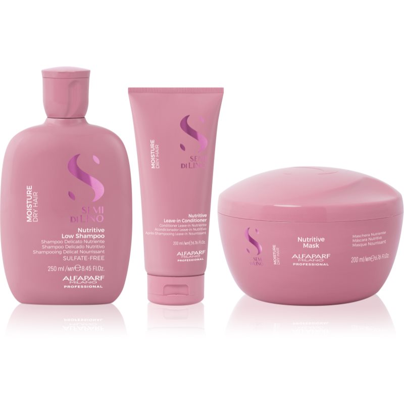 Alfaparf Milano Semi di Lino Moisture Kit set pentru hidratare si stralucire