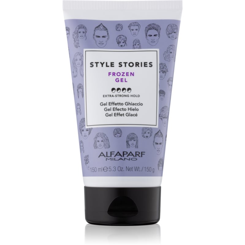 Alfaparf Milano Style Stories The Range Gel gel de păr cu efect răcoritor fixare foarte puternica Frozen Gel 150 ml