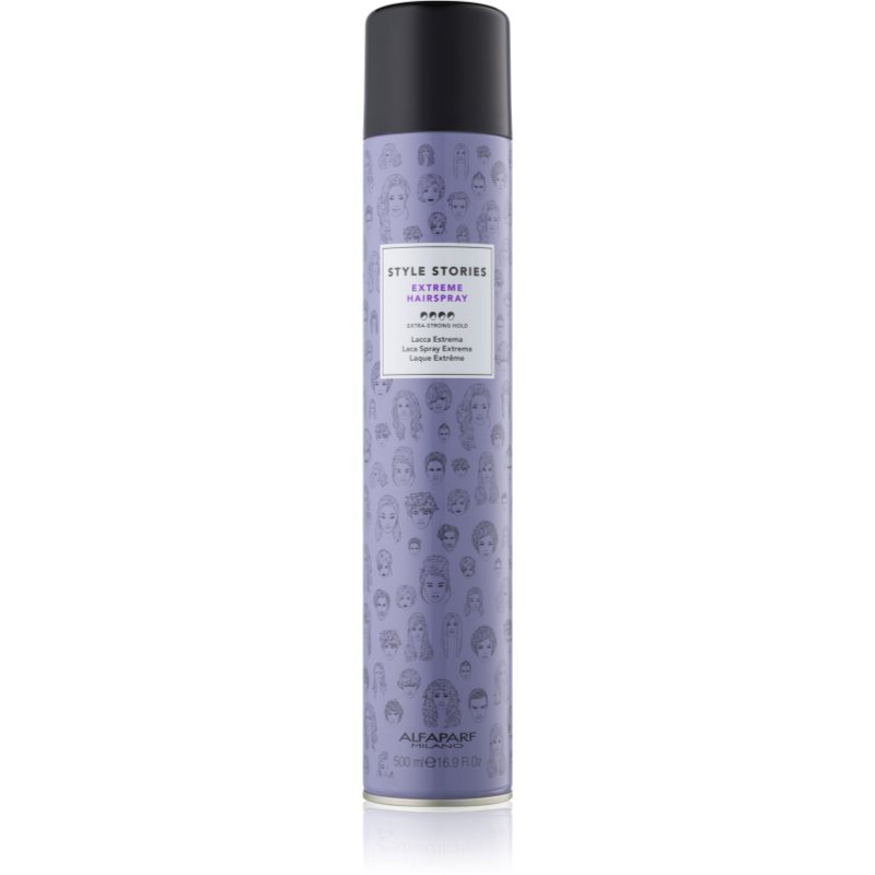 Alfaparf Milano Style Stories The Range Hairspray fixativ cu fixare foarte puternica Extreme Hairspray 500 ml