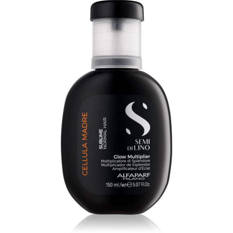 Alfaparf Milano Semi di Lino Sublime Glow Multiplier concentrat pentru păr cu vitamine 150 ml