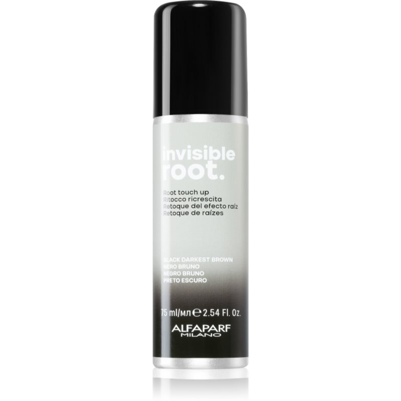 Alfaparf Milano Invisible Root spray colorat Black Darkest Brown 75 ml