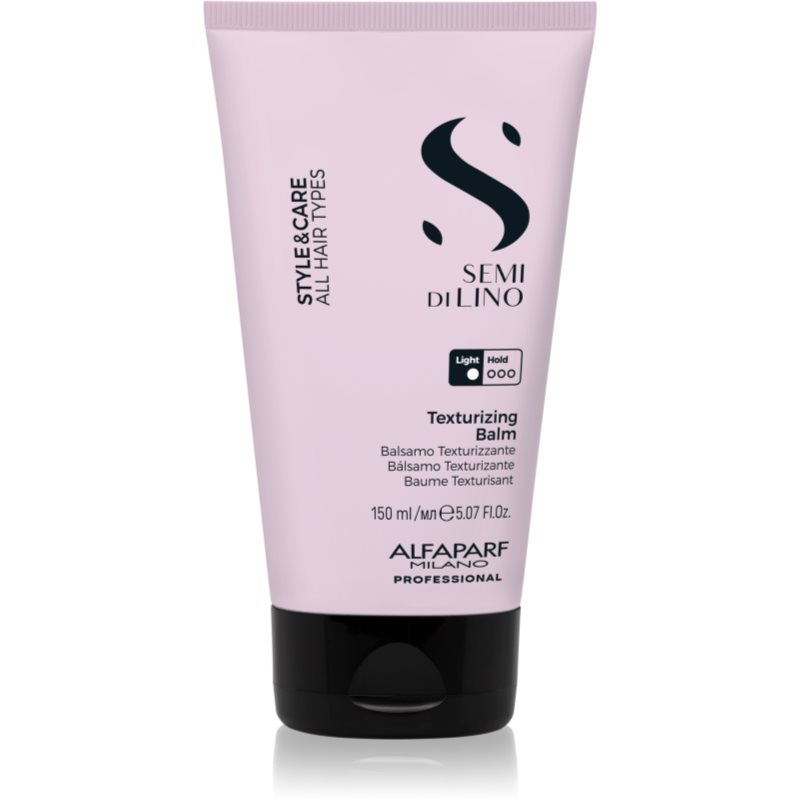 Alfaparf Milano Semi di Lino Style&Care Texturizing Balm cremă hidratantă de coafat pentru un look natural 150 ml