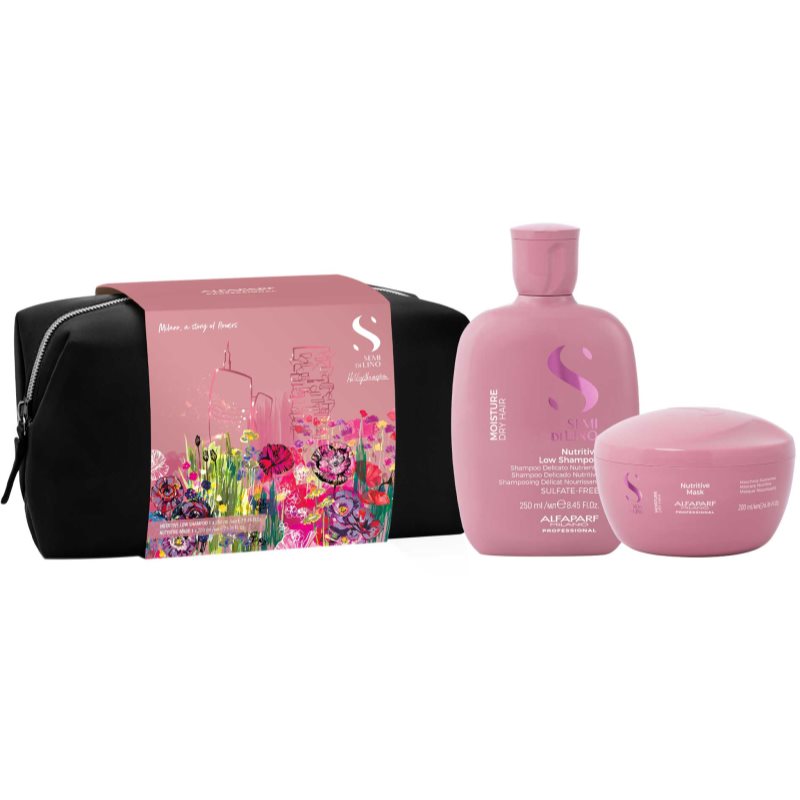 Alfaparf Milano Semi di Lino Moisture set cadou pentru parul foarte uscat