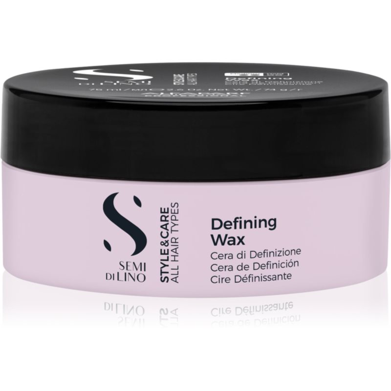 Alfaparf Milano Semi di Lino Style&Care Defining wax ceară modelatoare pentru definire si modelare 75 ml