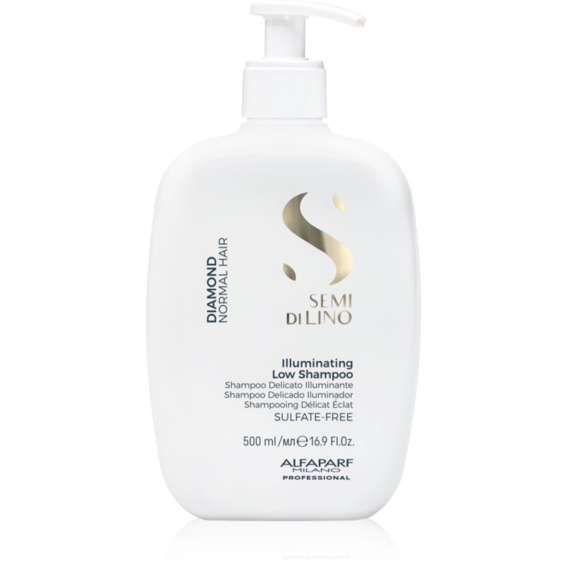 Alfaparf Milano Semi di Lino Diamond Illuminating sampon pentru stralucire pentru par normal 500 ml