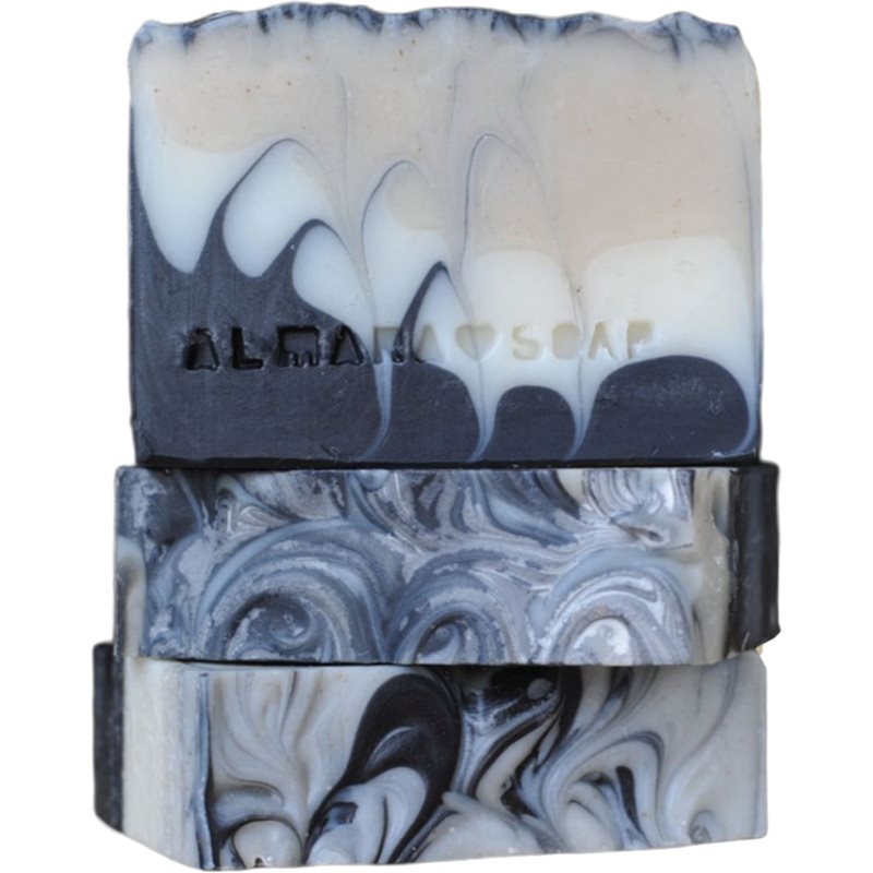 Almara Soap Natural Shave no more sãpun lucrat manual pentru păr, barbă și corp pentru bărbați 90 g