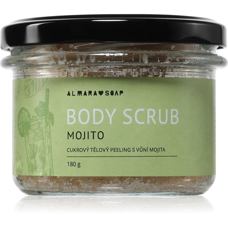 Almara Soap Body Scrub exfoliant de corp cu zahăr Mojito 180 g Almara Soap Body Scrub exfoliant de corp cu zahăr Mojito 180 g