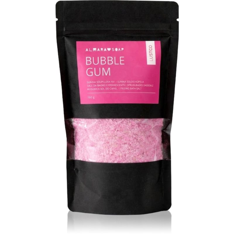 Almara Soap Bath Salt Bubble Gum sare de baie colorantă 180 g