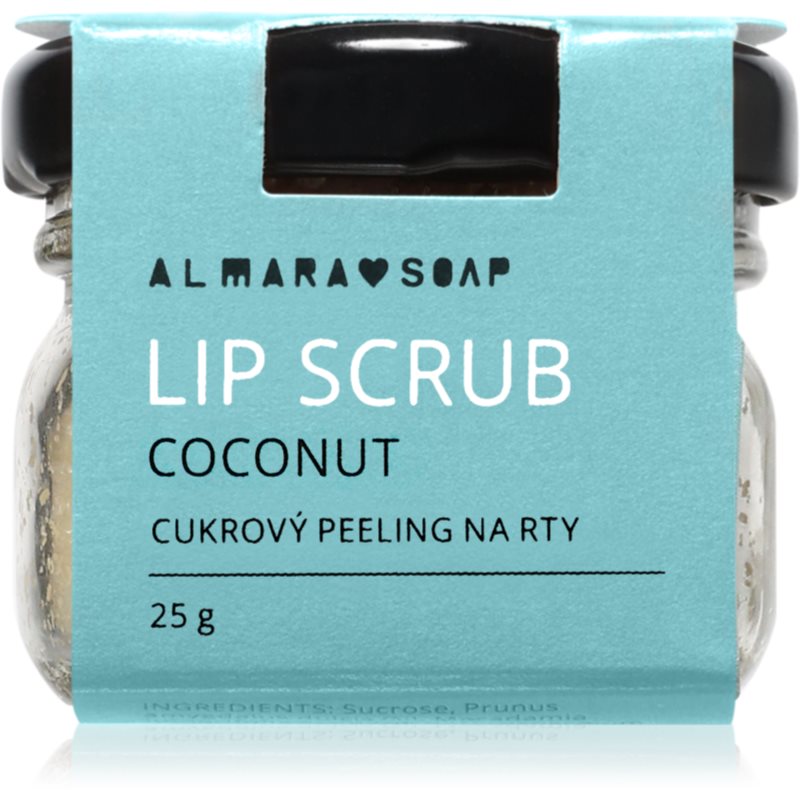 Almara Soap Scrub exfoliant din zahar de buze Coconut 25 g Almara Soap Scrub exfoliant din zahar de buze Coconut 25 g