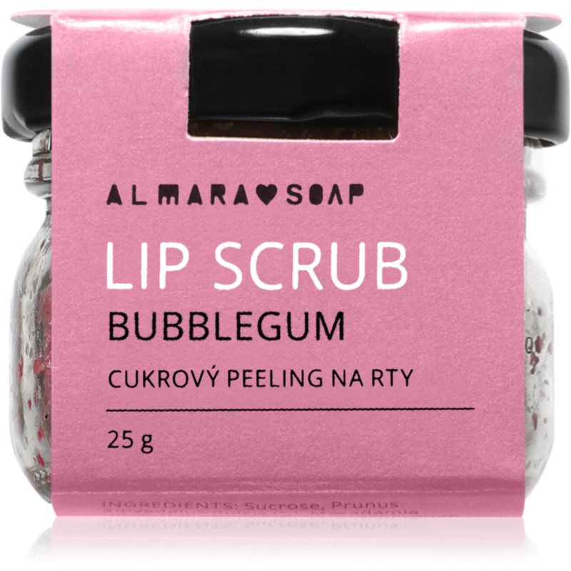 Almara Soap Scrub exfoliant din zahar de buze Bubblegum 25 g Almara Soap Scrub exfoliant din zahar de buze Bubblegum 25 g