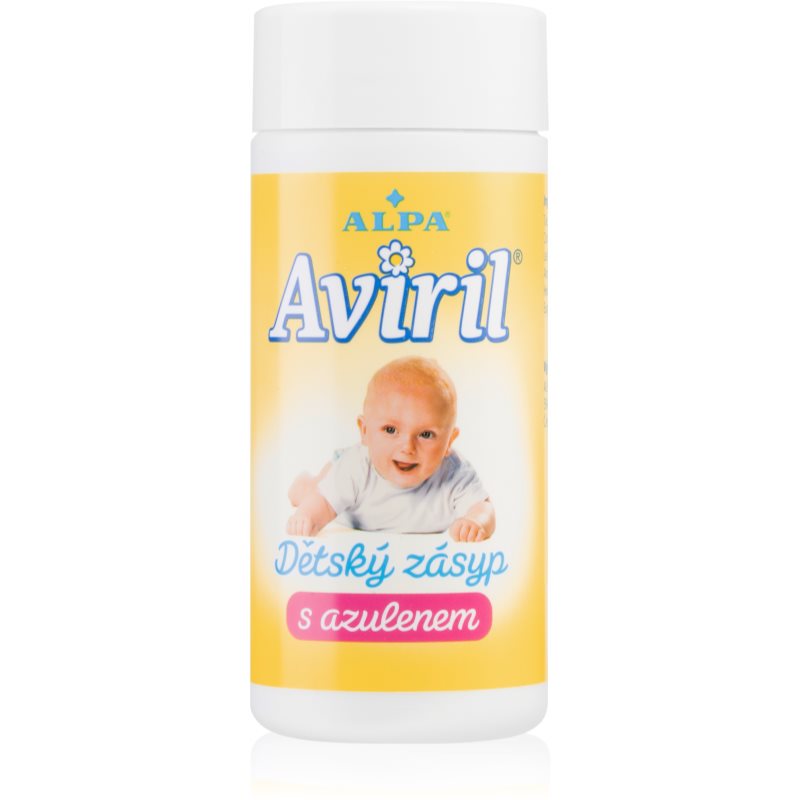 Alpa Aviril Children's backfill with azulene talc pentru copii 100 g