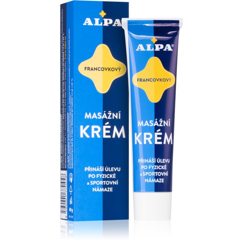Alpa Massaging cream france crema pentru masaj muschii si articulatiile 40 g