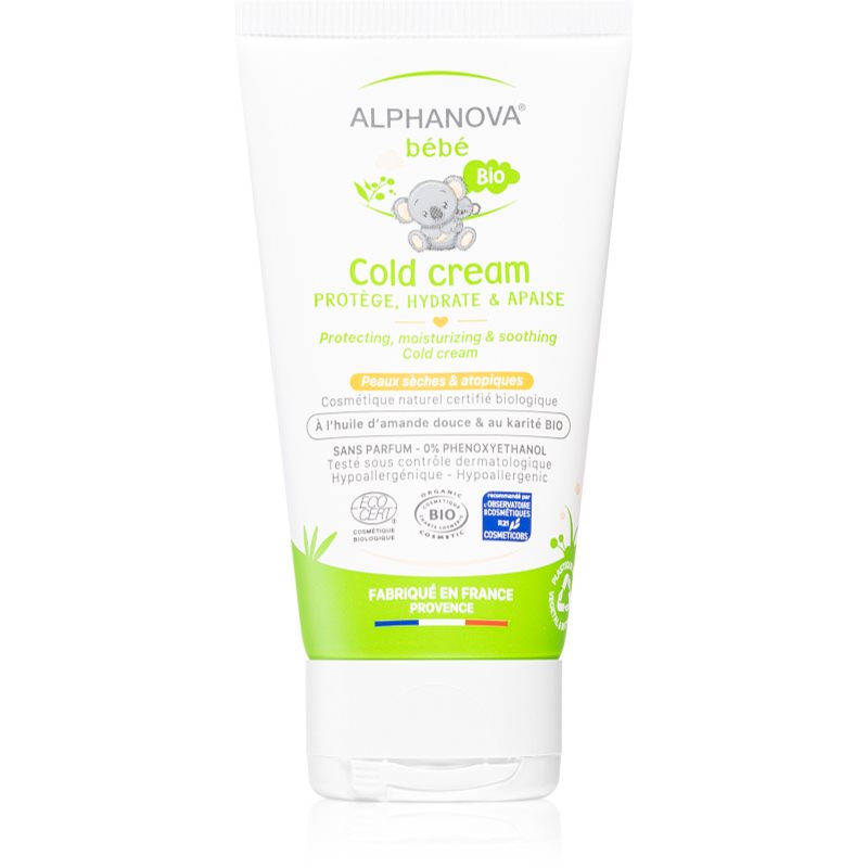Alphanova Baby Bio crema de protectie pentru fata si corp pentru nou-nascuti si copii