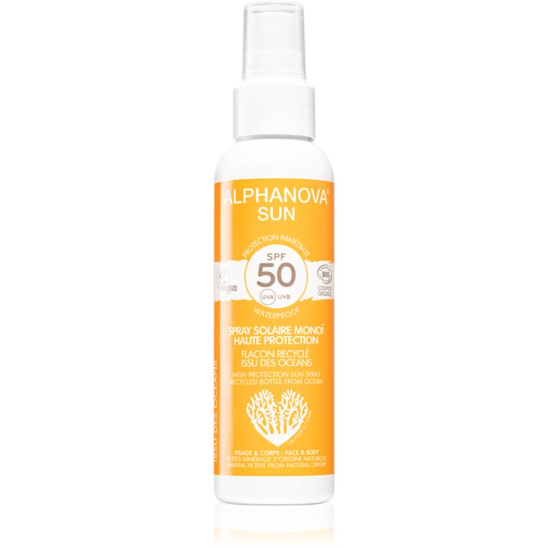 Alphanova Sun Bio spray solar SPF 50 125 g