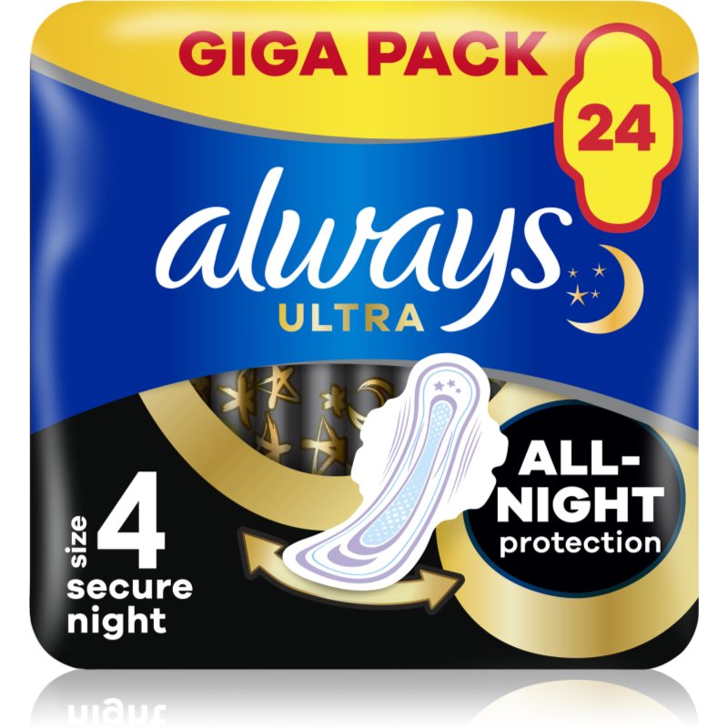Always Ultra Secure Night absorbante 24 buc