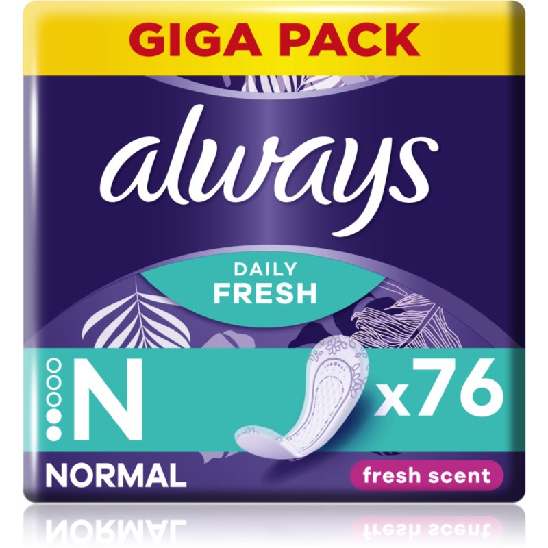 Always Daily Fresh Normal absorbante produs parfumat 76 buc