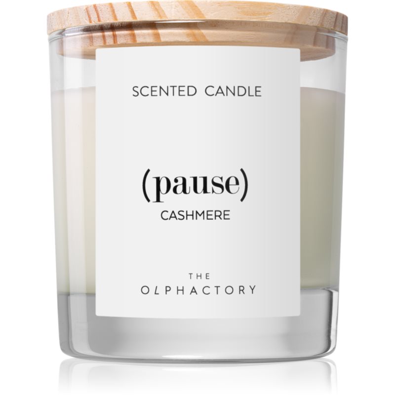 The Olphactory The Olphactory Cashmere lumânare parfumată (Pause) 200 g