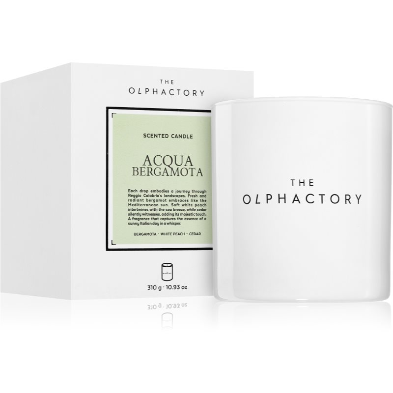 Ambientair The Olphactory White Insignia Acqua Bergamota lumânare parfumată 310 g