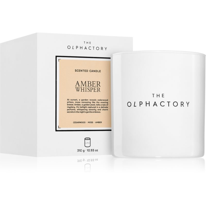 Ambientair The Olphactory White Insignia Amber Whisper lumânare parfumată 310 g