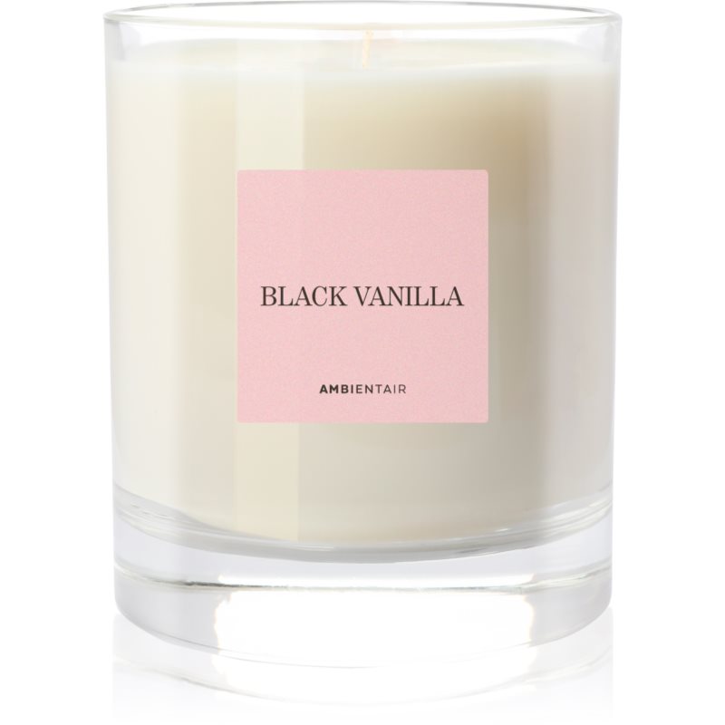 Ambientair COLOURS Black Vanilla lumânare parfumată 200 g