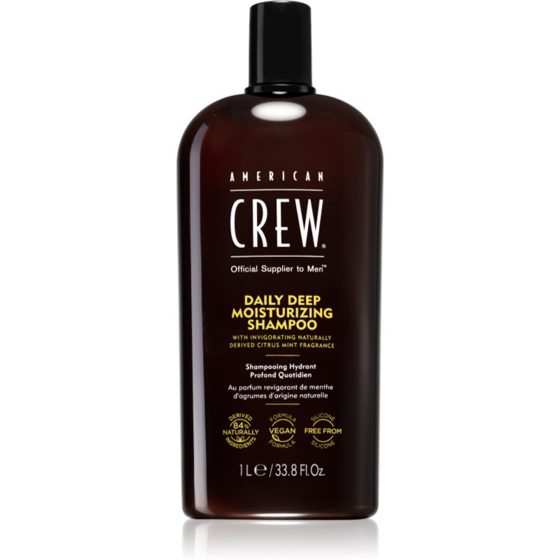 American Crew Daily Moisturizing Shampoo Tagesshampoo mit feuchtigkeitsspendender Wirkung 1000 ml