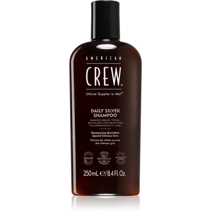 American Crew Daily Silver Shampoo șampon pentru păr alb și gri 250 ml