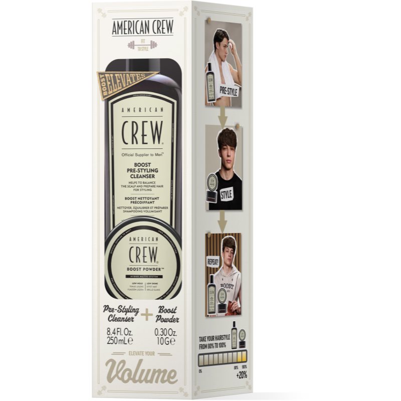 American Crew Boost Duo - Giftset set cadou pentru păr pentru bărbați