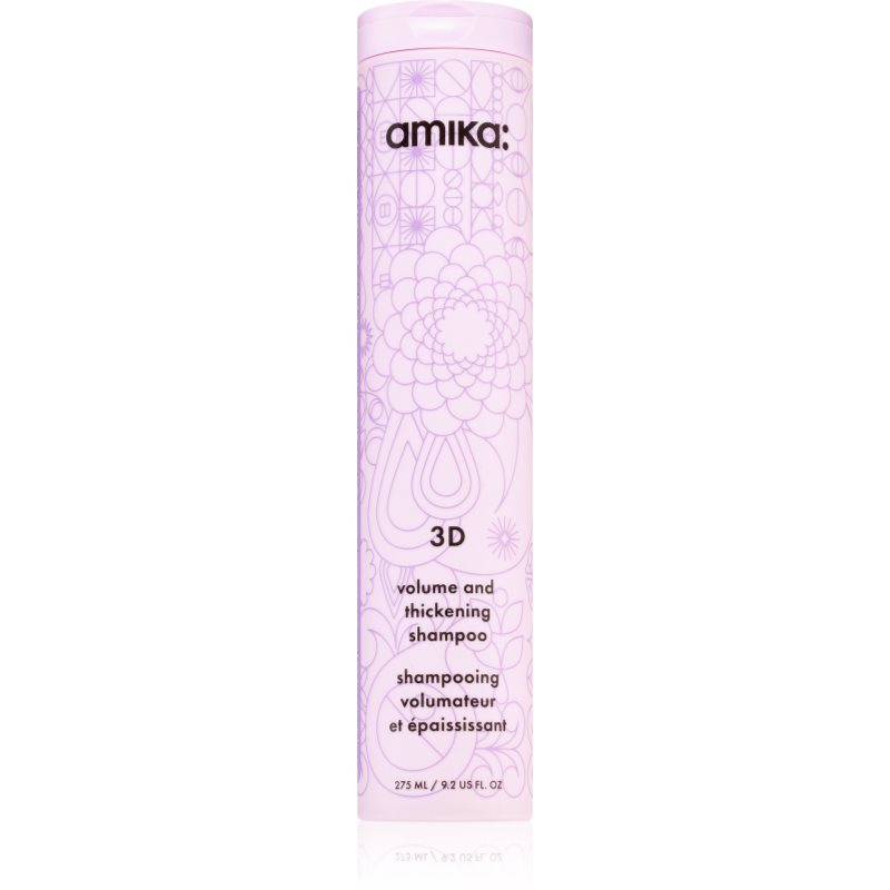 amika 3D Volume & Thickening Shampoo sampon pentru volum pentru par lipsit de vitalitate 275 ml